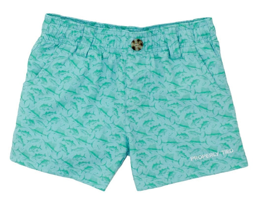PROPERLY TIED Properly Tied Boys Boys-shorts Fish Frenzy