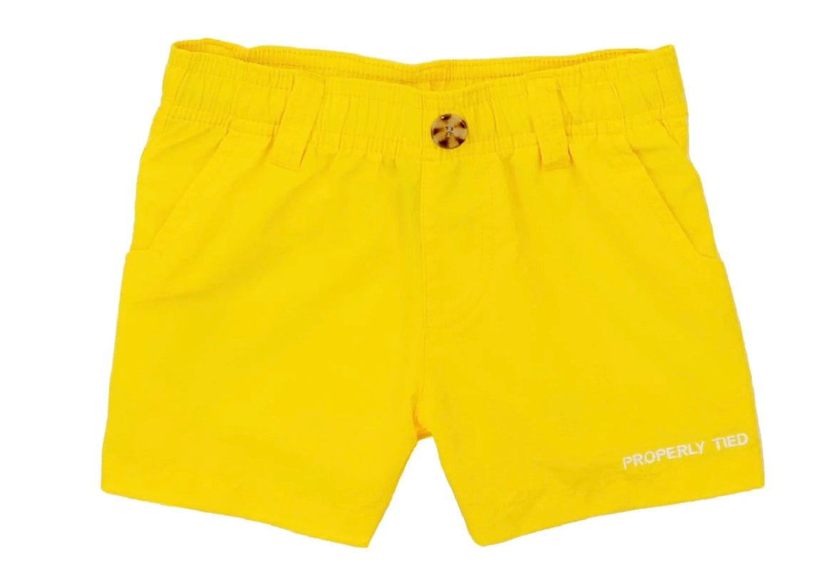 PROPERLY TIED Properly Tied Boys Boys-shorts Lemon Mallard