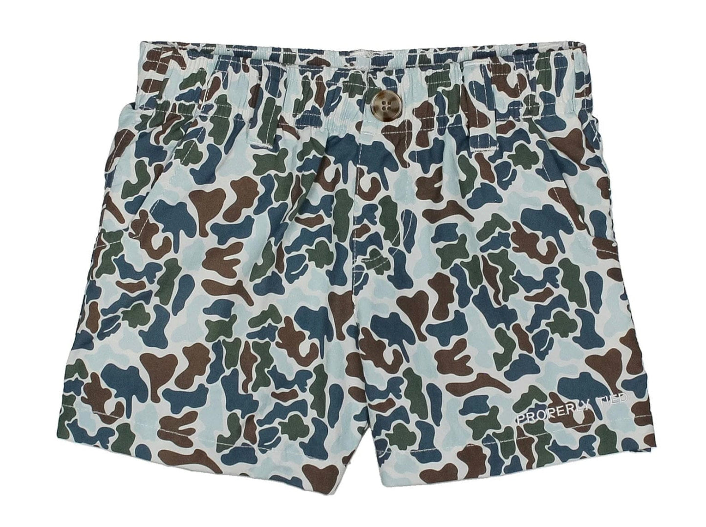 PROPERLY TIED Terra Camo Mallard Shorts