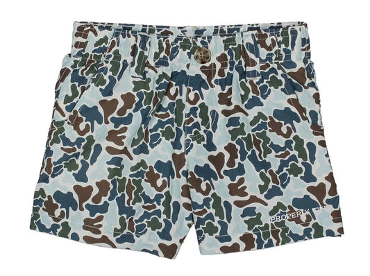 PROPERLY TIED Terra Camo Mallard Shorts