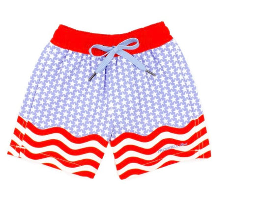 PROPERLY TIED Riviera Swim Trunk Freedom
