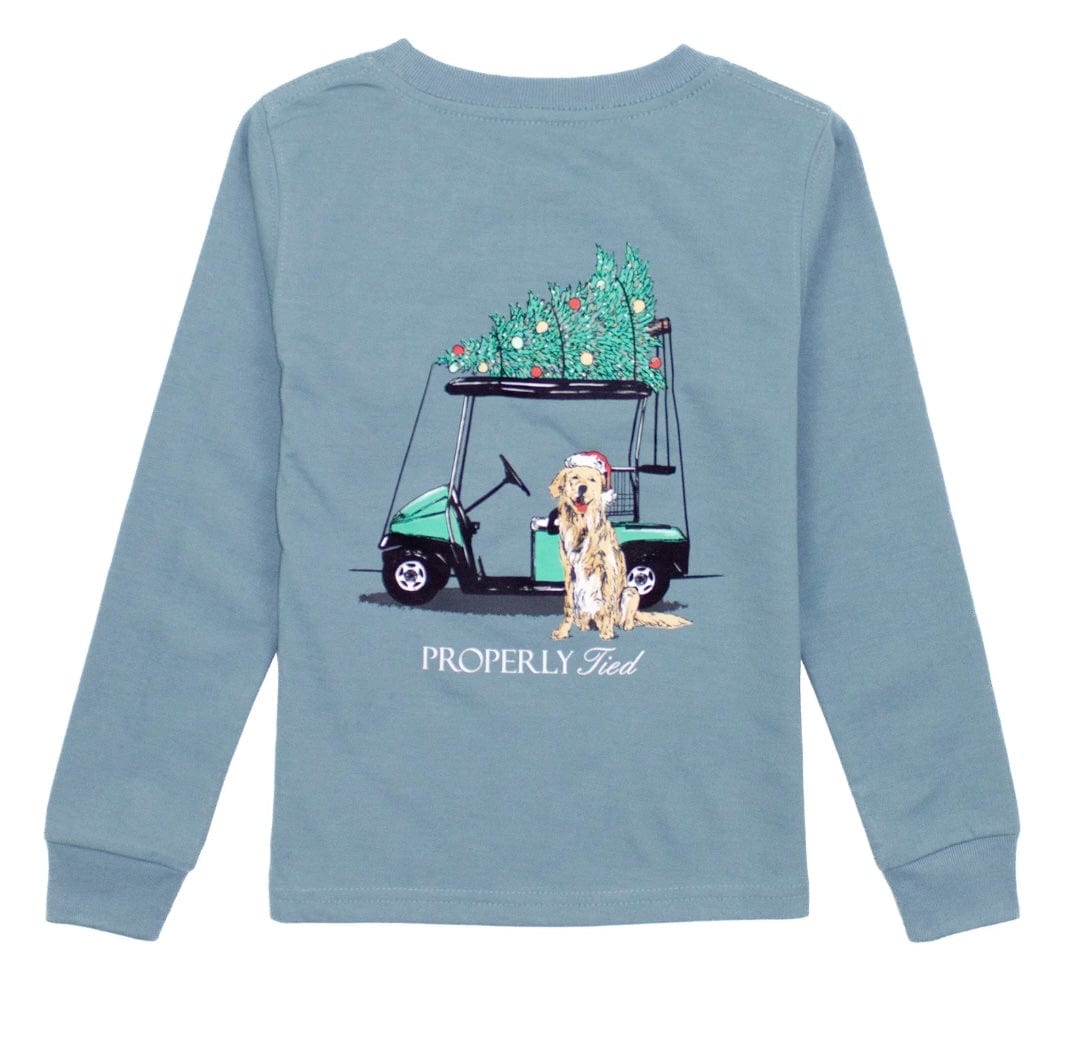 Properly Tied Baby Santa's Caddy LS Steel Blue