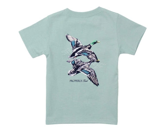 PROPERLY TIED Boys Migration Marine Mist Tshirt