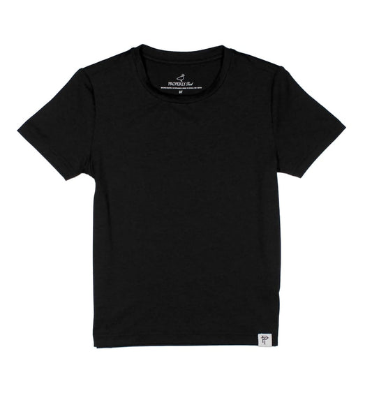 PROPERLY TIED Properly Tied Boys Boys-tops Boys Flow Tee Ss Onyx