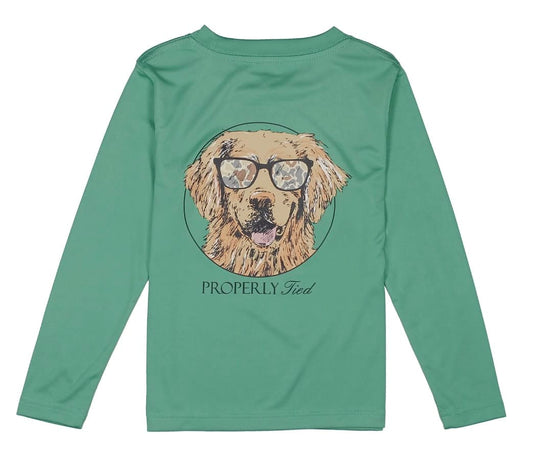 PROPERLY TIED Properly Tied Boys Boys-tops Boys Performance Tee Ls Camo Companion