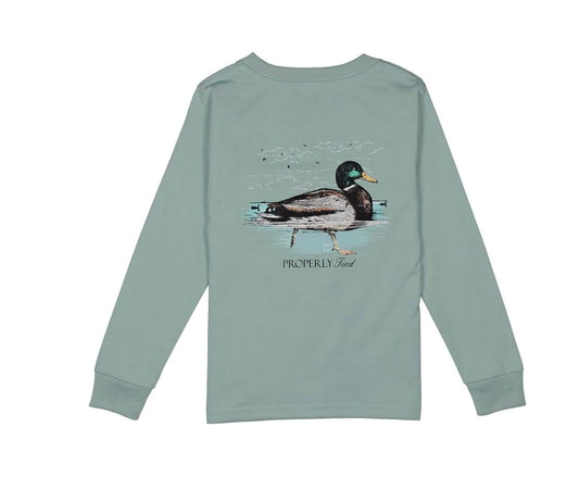 PROPERLY TIED Swimming Mallard T-shirt