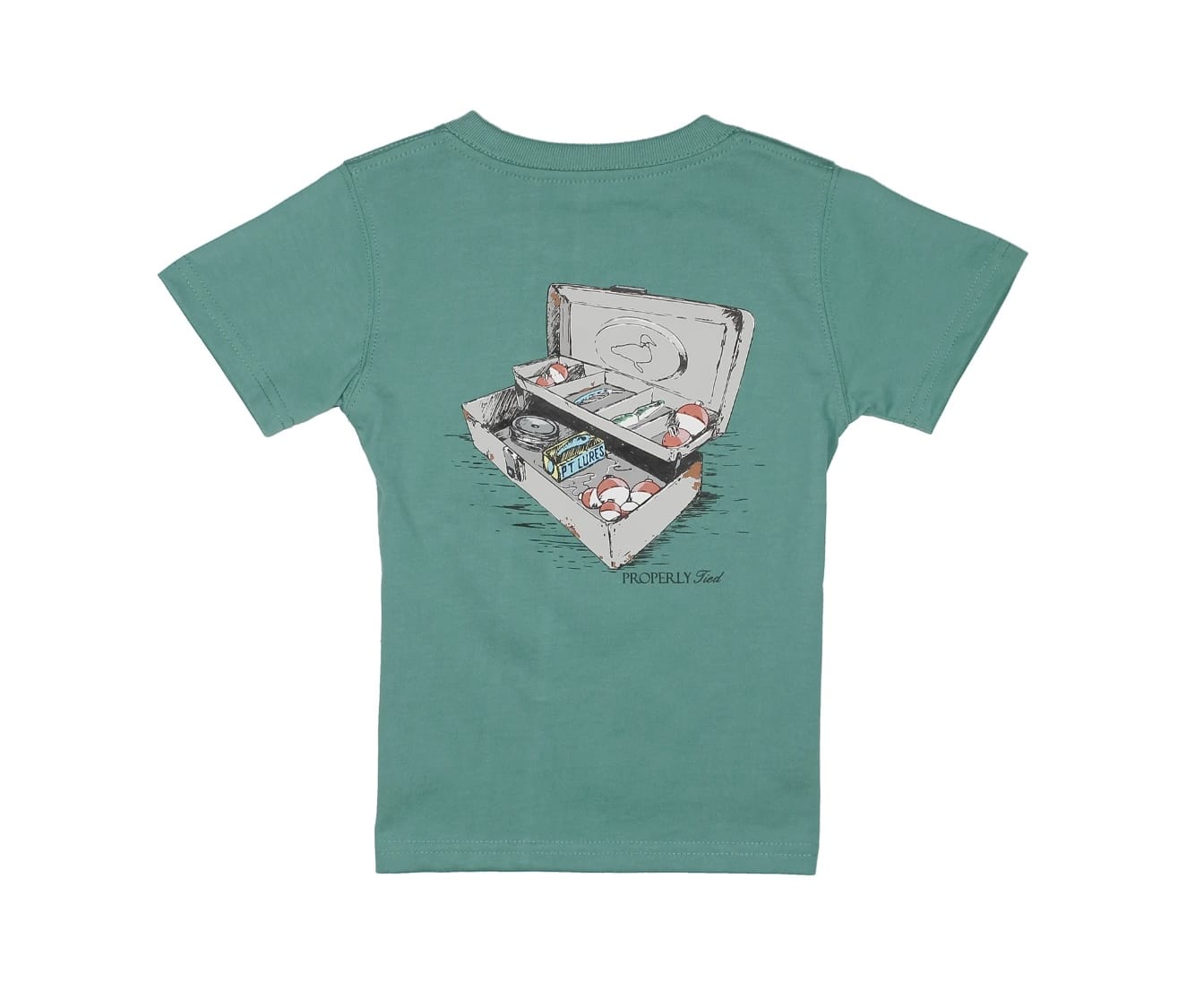 PROPERLY TIED Tackle Box Teal