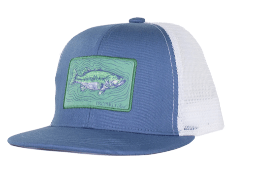 properly tied Bass Boys Sportsman Trucker hat