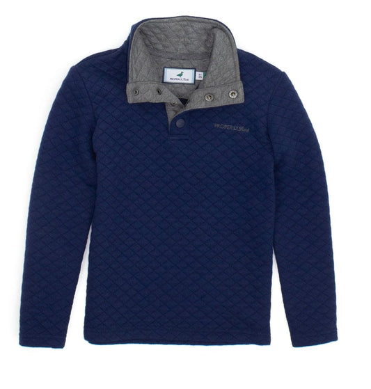 Properly Tied Boys Club Pullover Navy