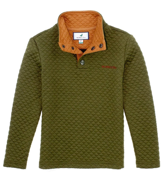 Properly Tied Boys Club Pullover Olive