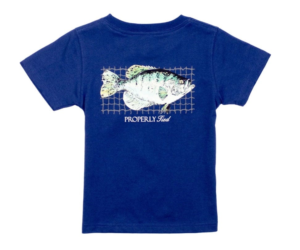 Properly Tied Boys Crappie SS River Blue