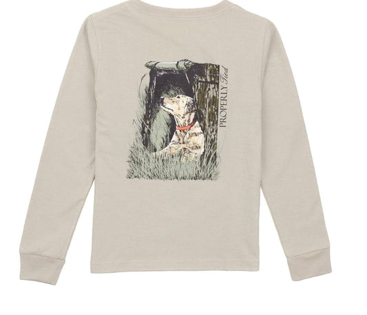 Properly Tied Boys Mossy Oak Lab T shirt