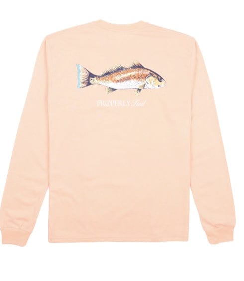 properly tied Properly Tied Boys Redfish Melon L/S