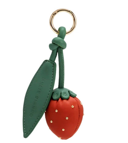 Queens designs Bag charm puff strawberry