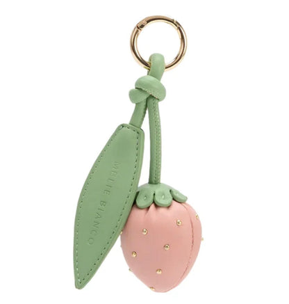 Queens designs Bag charm puff strawberry