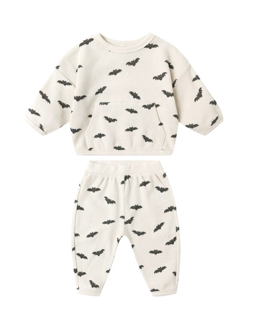 Quincy Mae WAFFLE SLOUCH SET BATS