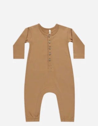 Quincy Mae Quincy Mae LONG SLEEVE JUMPSUIT GOLDEN