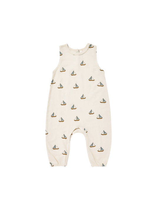 Quincy Mae MILLS JUMPSUIT SAILBOATS