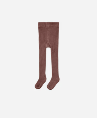 Quincy Mae Plum / 0-6M Quincey Mae Tights
