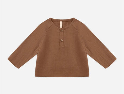 Quincy Mae Quincy Mae  Zion Shirt Cedar