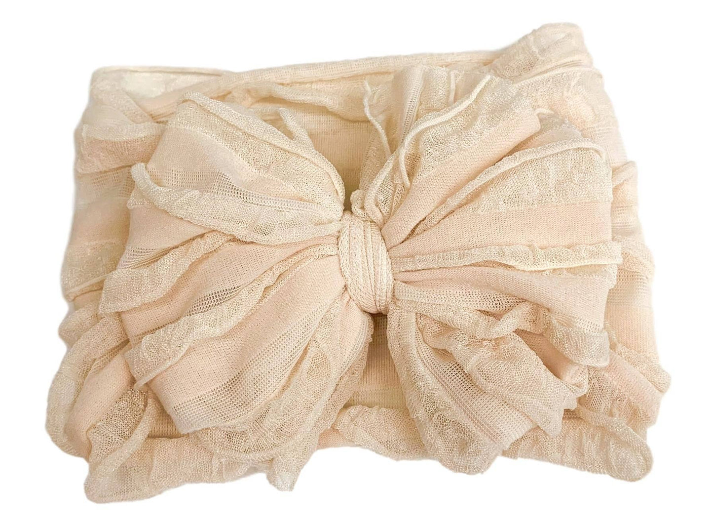 Rockin Royalty Sugar Cookie Ruffled Headband