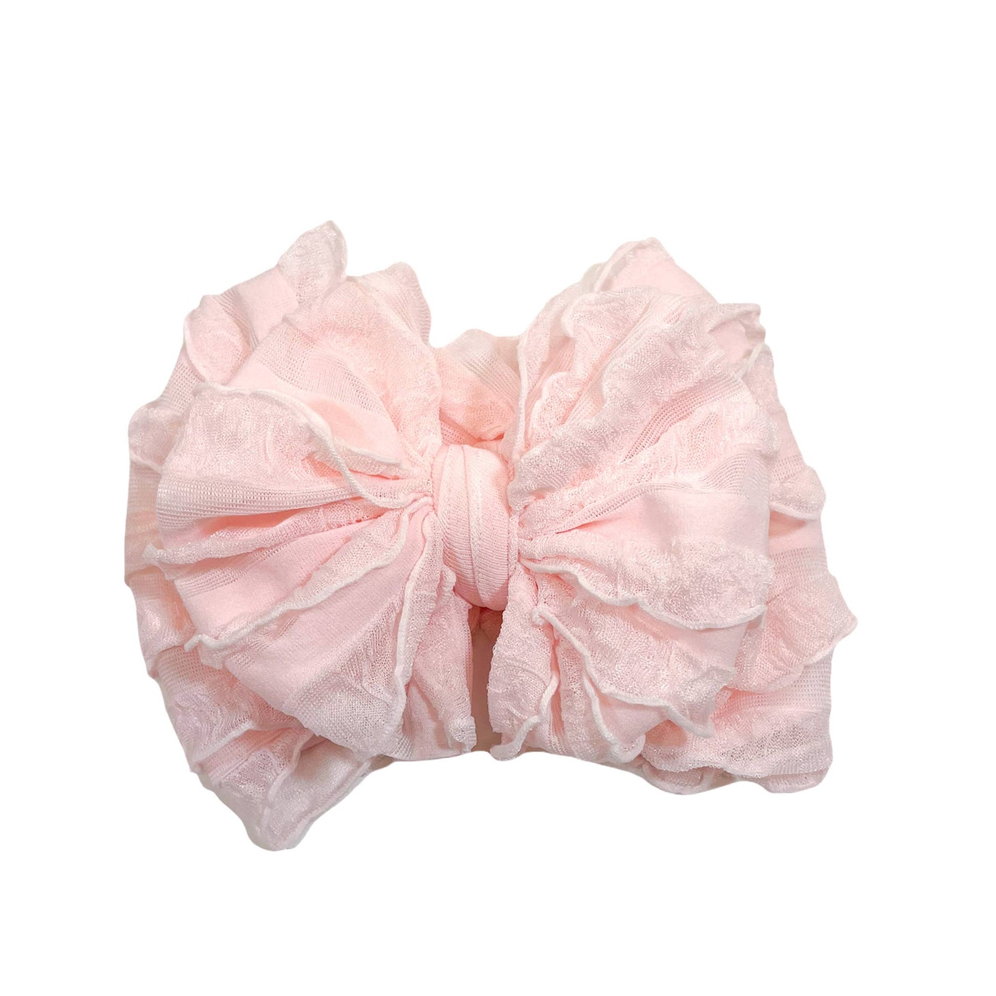 Rockin Royalty Sweet Pink Ruffled Headband