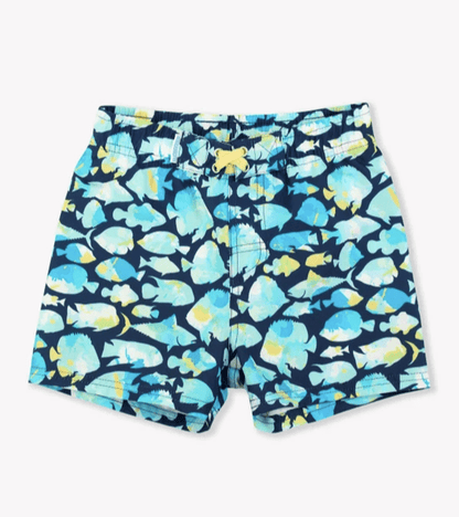 Ruffle Butts Rugged Butts Fish Friends Swim Trunks