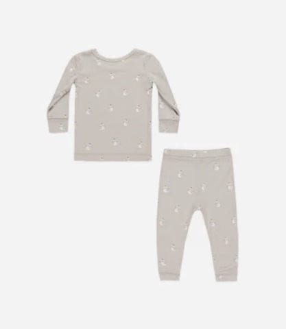 Ryle & Cru Bamboo Pajama Set Snowmen