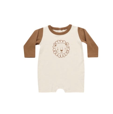 Ryle & Cru Quincy Mae LONG SLEEVE ROMPER LION