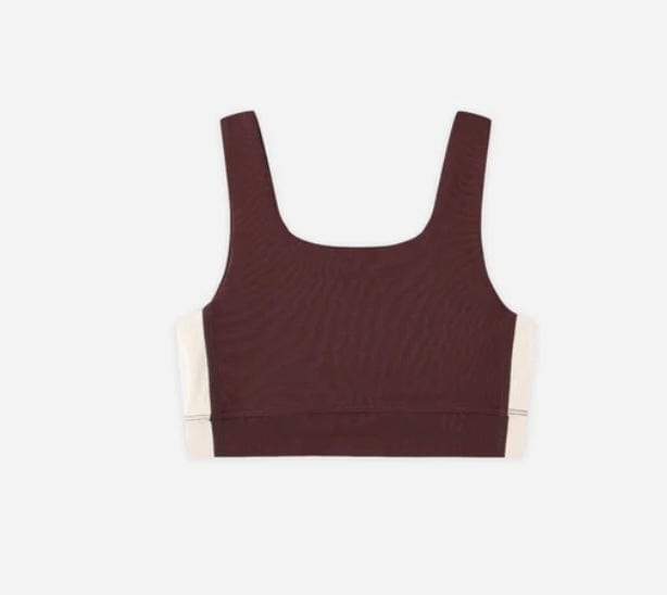 Ryle & Cru Swift Sports bra Burgundy