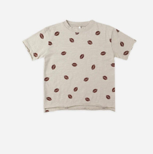 Ryle & Cru Raw Edge Tee Footballs