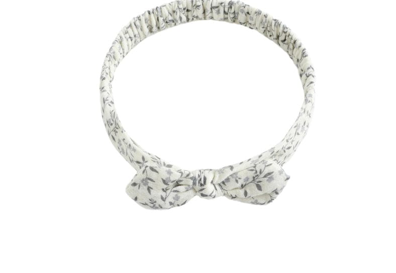 Rylee & Cru BABY BOW HEADBAND |BLUE VINES