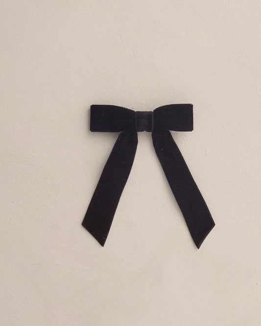 Rylee & Cru VELVET BOW | BLACK