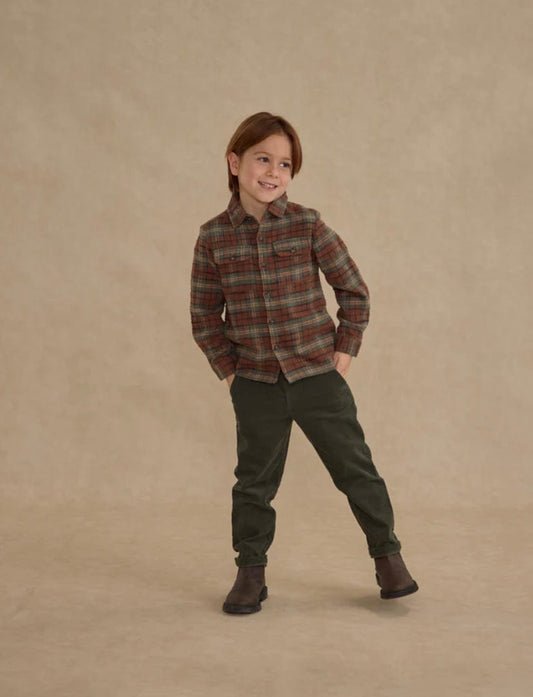 Rylee & Cru FLANNEL SHIRT HOLIDAY PLAID