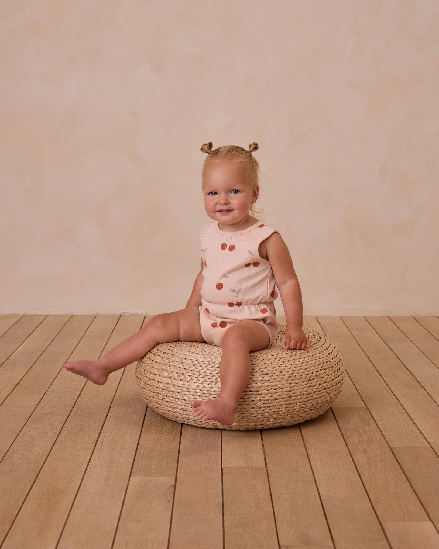 Rylee & Cru CINCH PLAYSUIT CHERRIES