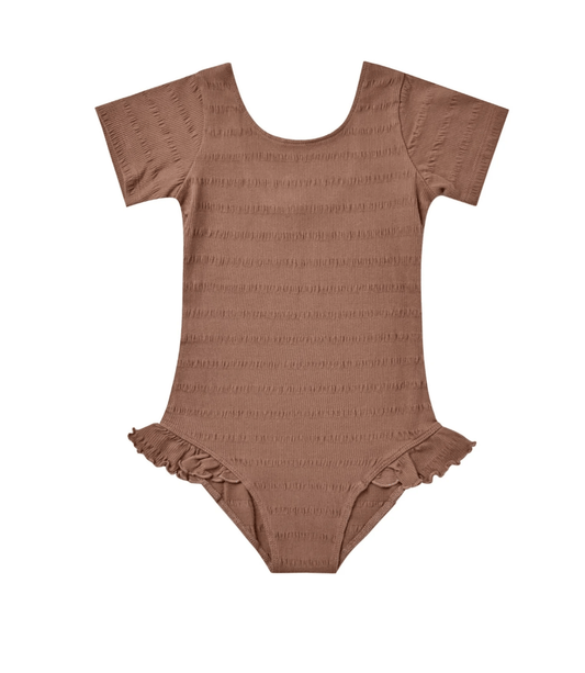 Rylee + Cru Cinched Ribbed Leotard