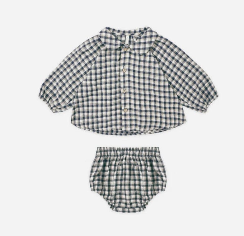 Rylee & Cru Rylee & Cru  Nellie Set  Navy Check