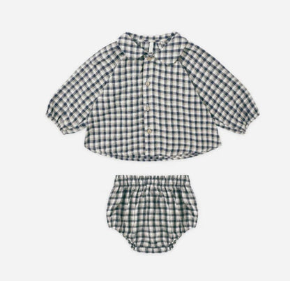 Rylee & Cru Rylee & Cru  Nellie Set  Navy Check
