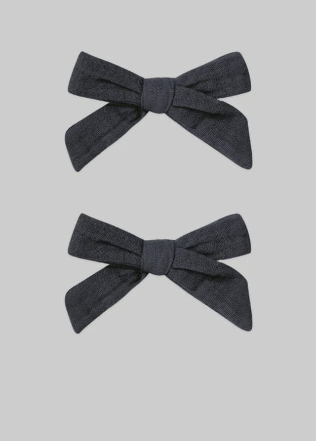 Rylee & Cru Bows Set Of 2  Navy