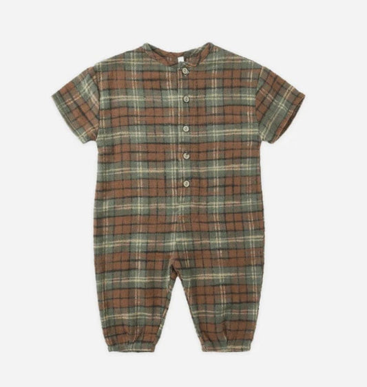 Rylee & Cru HAYES JUMPSUIT HOLIDAY PLAID