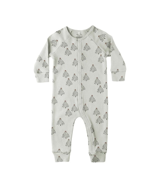Rylee & Cru ORGANIC LONG JOHN PAJAMAS TREES