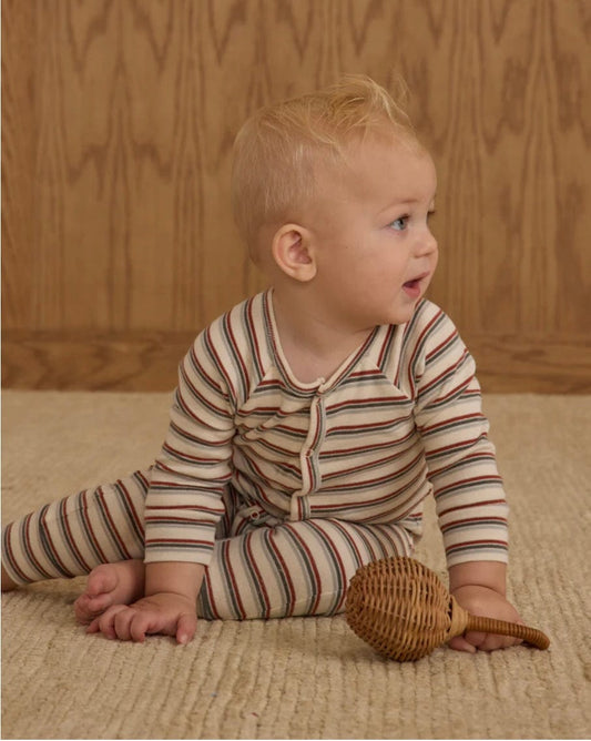 Rylee & Cru PAJAMAS HOLIDAY STRIPE