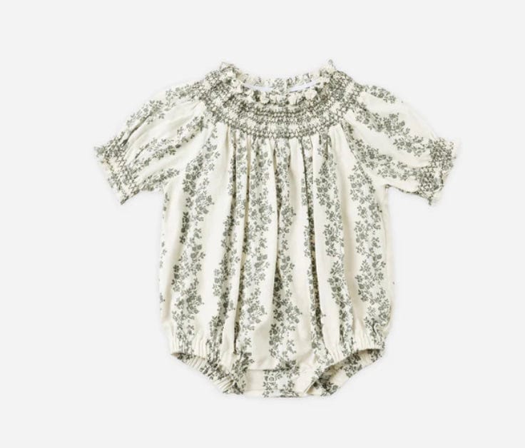 Rylee & Cru ADA ROMPER GREEN VINES