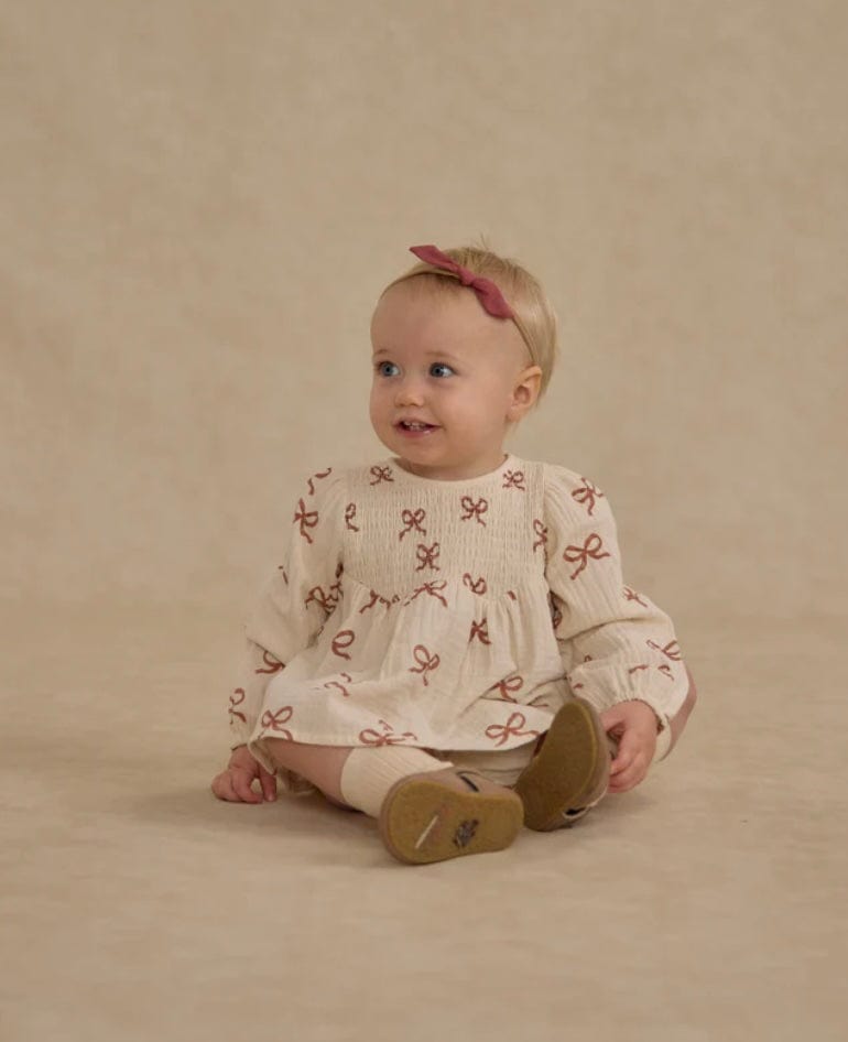Rylee & Cru SOPHIA TOP BLOOMER SET RUBY BOWS