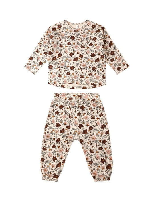 Rylee & Cru PANT SET POSY LONG SLEEVE TEE