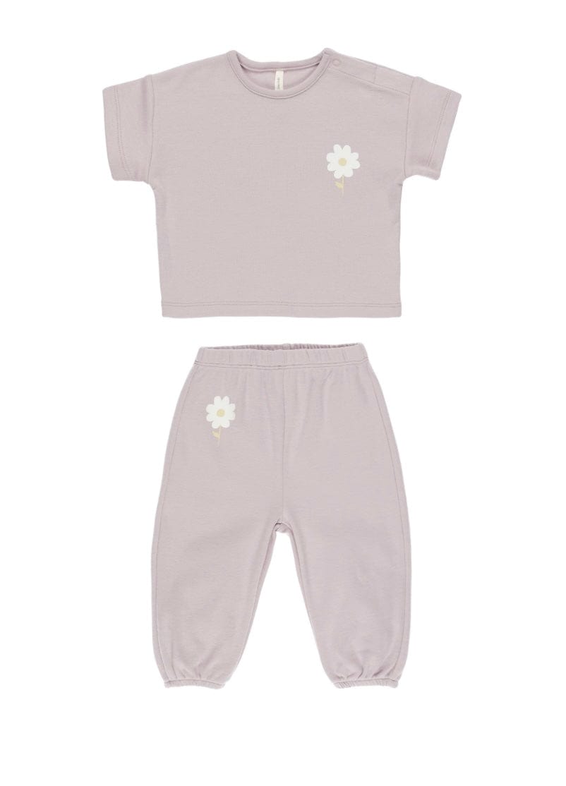 Rylee & Cru JERSEY TEE + PANT SET  DAISY