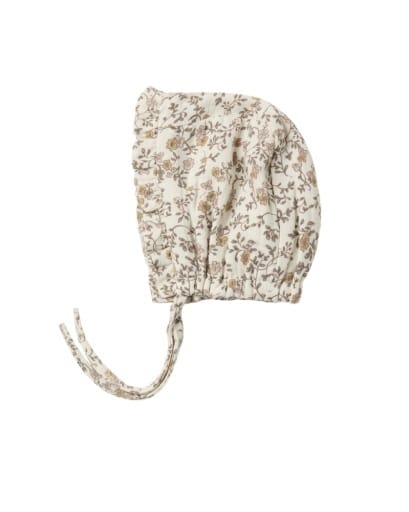 RYLEE + CRU LLC 3-6 Rylee + Cru Llc Girls Accessories-headwear Woven Ruffle Bonnet Posy
