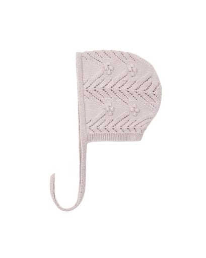 RYLEE + CRU LLC 3-6M Rylee + Cru Llc Girls Accessories-headwear Knit Bonnet Lilac Mist