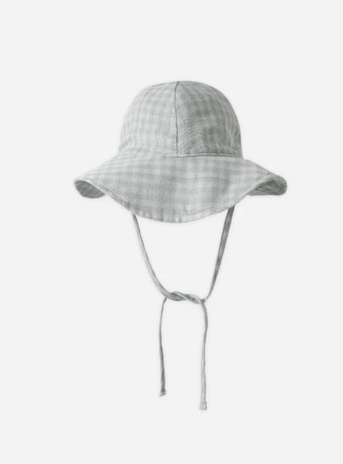 RYLEE + CRU LLC Floppy Sun Hat Green Gingham