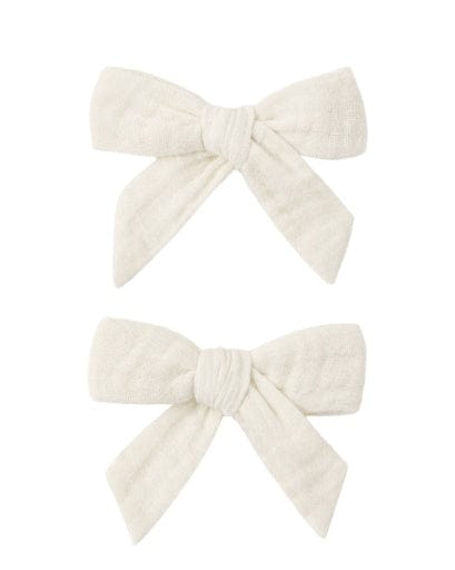 RYLEE + CRU LLC Rylee + Cru Llc Girls Accessories-headwear Bows, Set Of 2 Natural